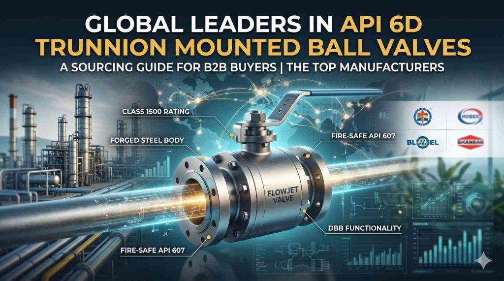 Top API 6D Trunnion Mounted Ball Valve Manufacturers Globally