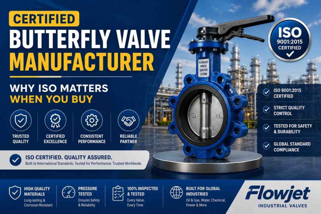 Certified Butterfly Valve Manufacturer — Why ISO Matters When You Buy