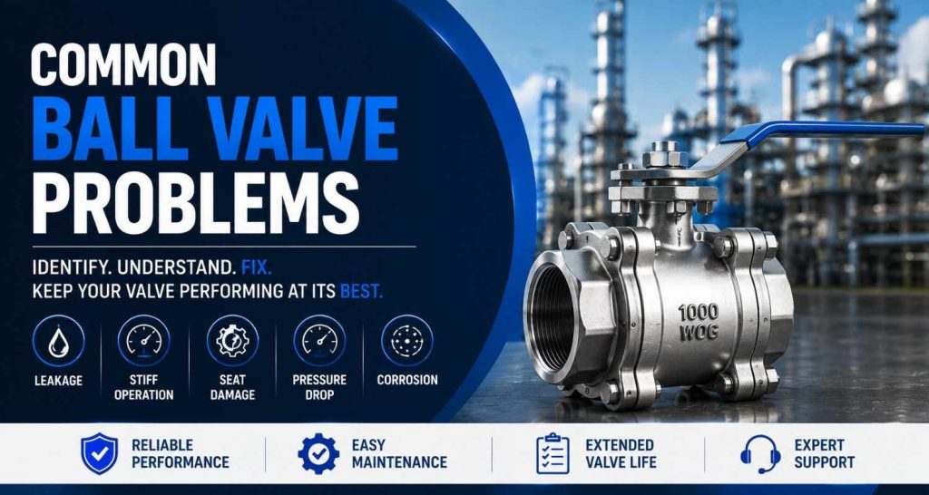 Common Ball Valve Problems & How to Fix Them