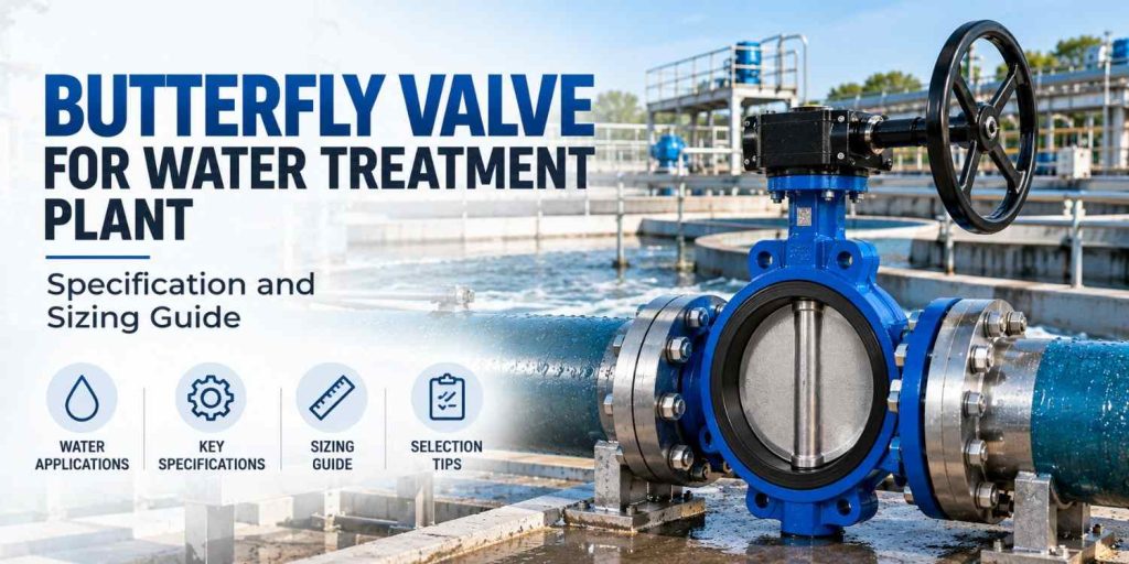 Butterfly Valve for Water Treatment Plant