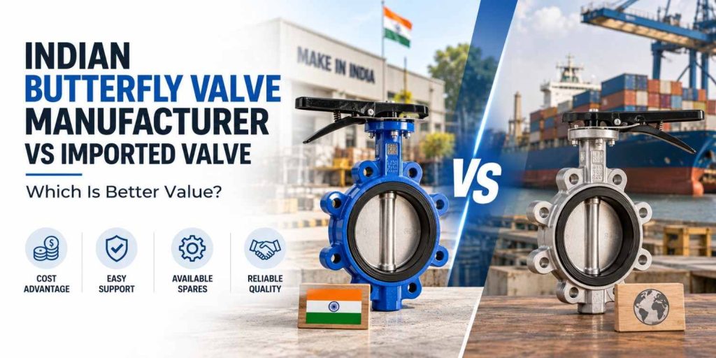 Indian Butterfly Valve Manufacturer vs Imported Valve